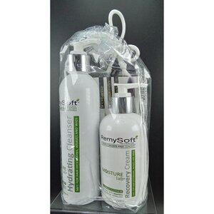 RemySoft Moisturelab Hydrating Cleanser Recovery Cream & BlueMax Serum 3-Piece